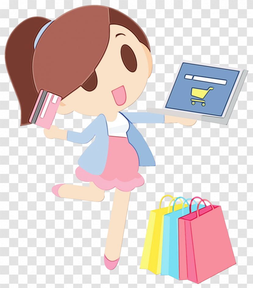 Online Shopping - Child - Play Transparent PNG