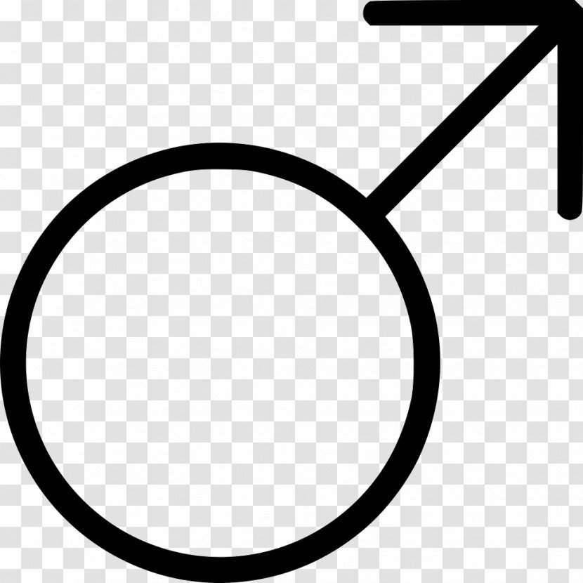 Icon Design User - Black And White - Gender Symbol Transparent PNG