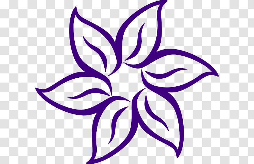 Flower Drawings Sketch - Drawing - Lavender Cliparts Transparent PNG