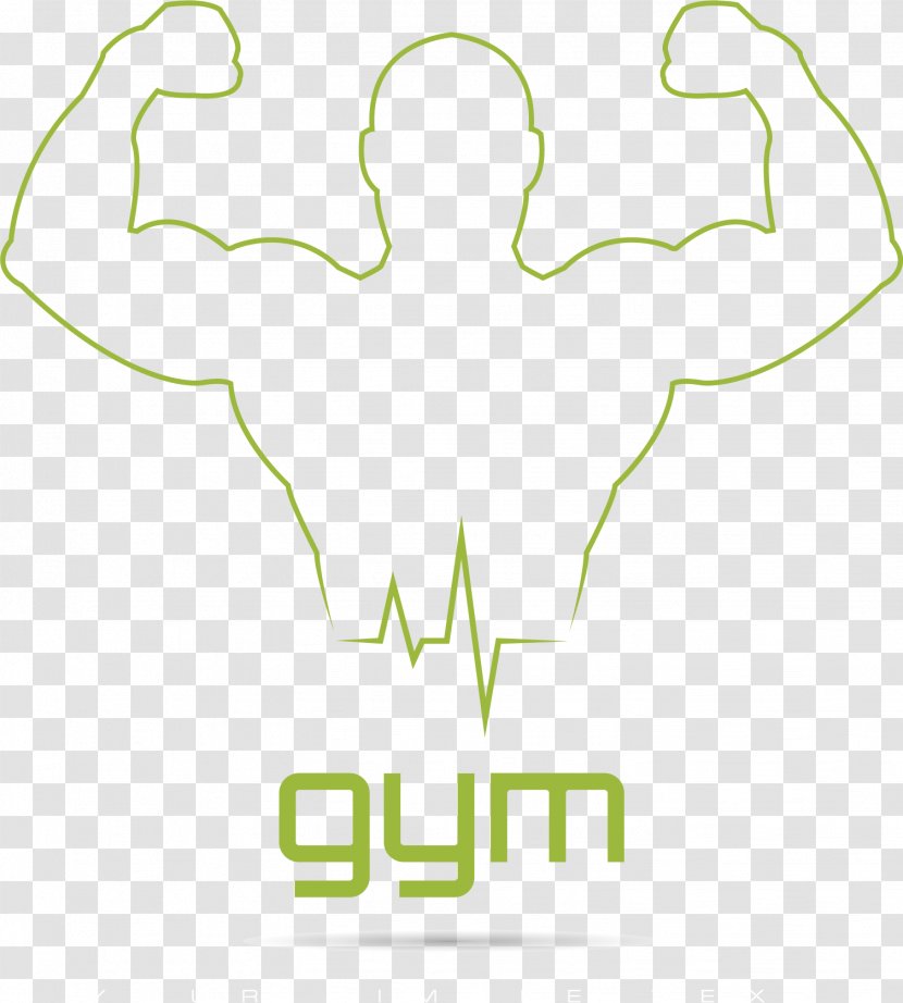 Text Clip Art - Green - Fitness Man Transparent PNG