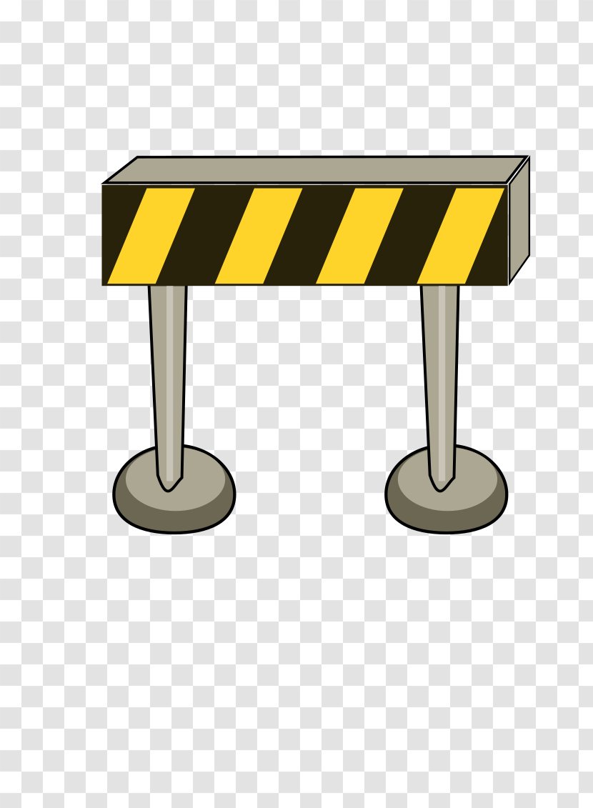 Traffic Barrier Road Clip Art - Table Transparent PNG