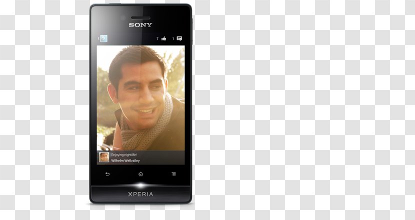 Sony Xperia Miro C3 XZ1 Compact S Go - Multimedia - Tablet Transparent PNG
