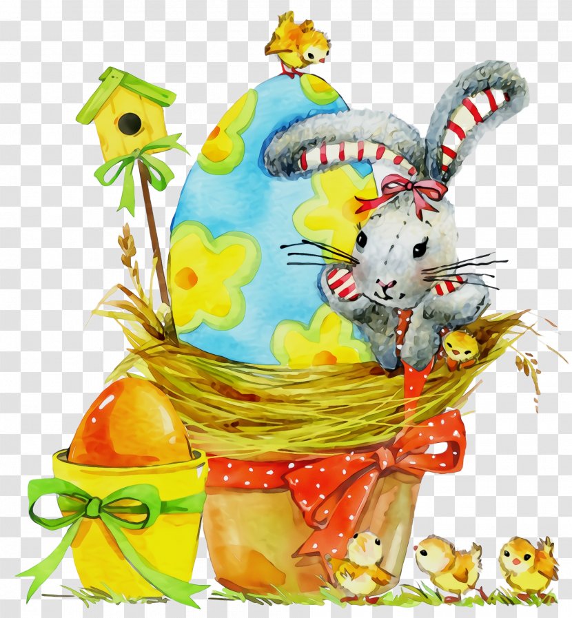 Easter Bunny - Wet Ink - Animal Figure Transparent PNG