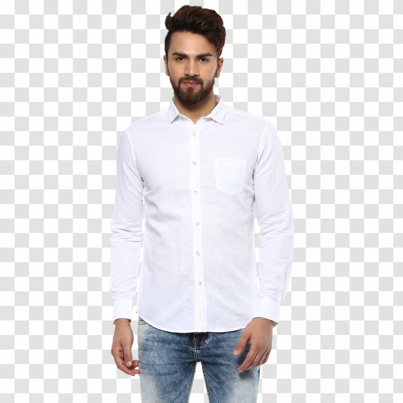 Dress Shirt Kurta Clothing Jeans - Casual - White Transparent PNG