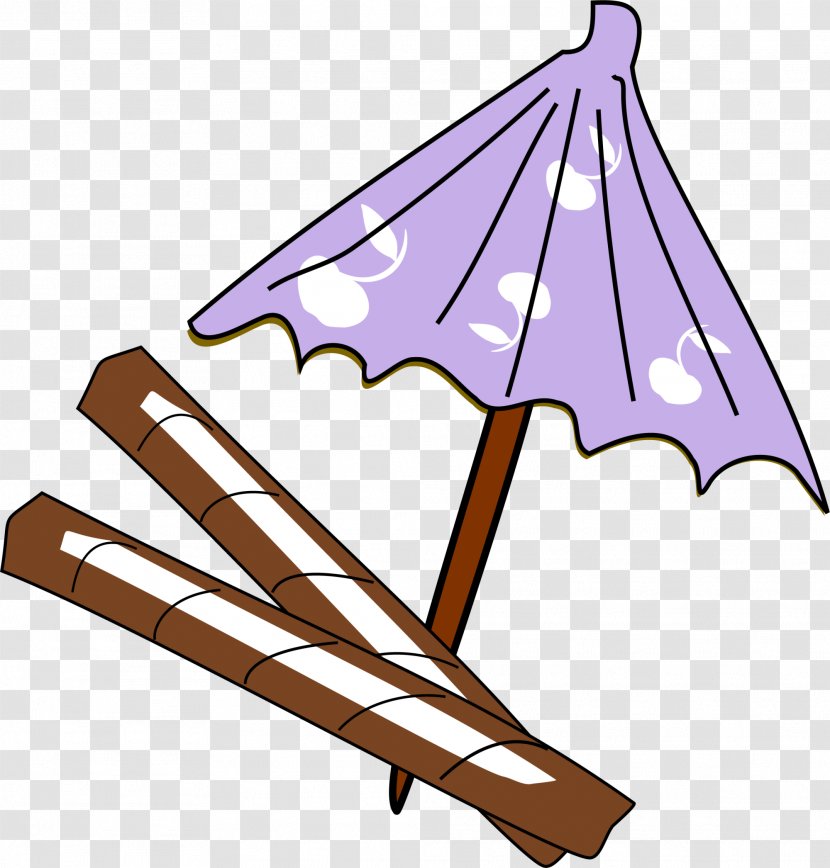 small purple umbrella