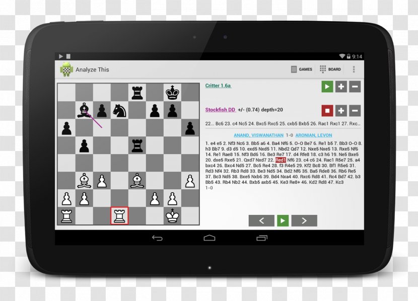 Chess - Electronic Device - Analyze This (Pro) ChessAnalyze (Free) SparkChess FreeChess Transparent PNG