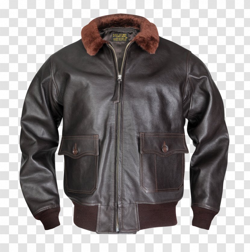 Leather Jacket Flight A-2 - G1 Military - Heavy Bomber Transparent PNG