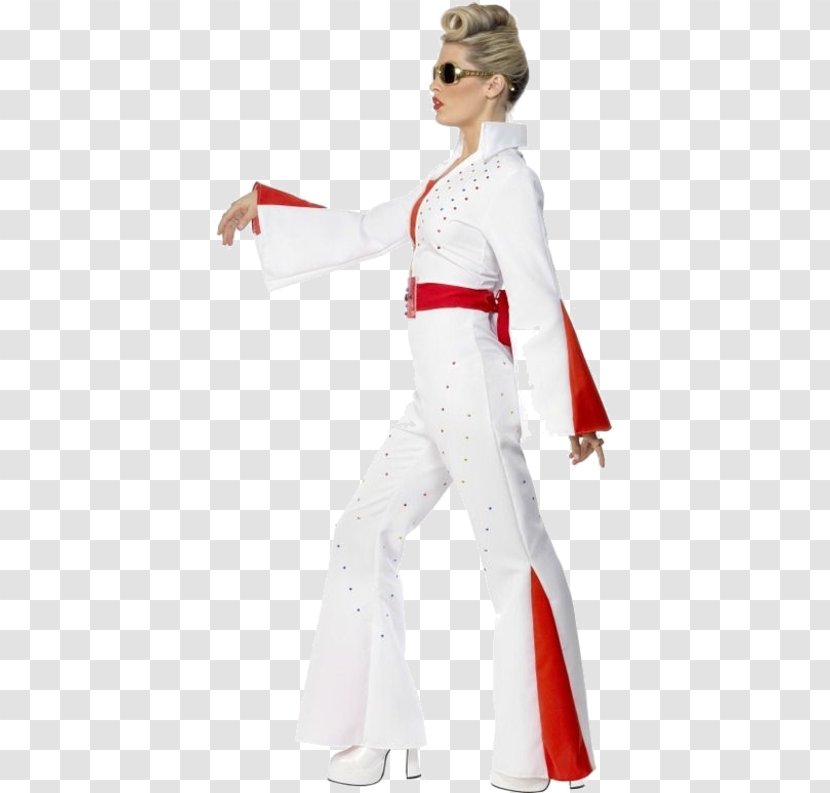 Elvis Presley Costume For Women Woman Adult - Smiffys - Jumpsuits Transparent PNG