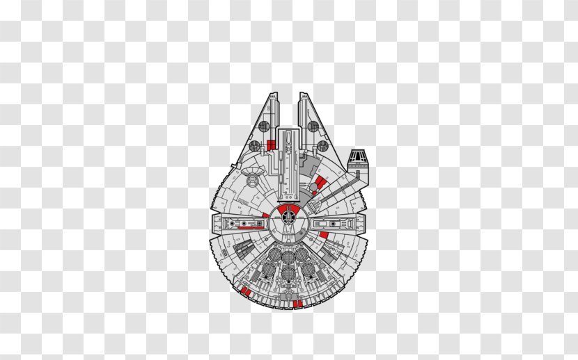 Millennium Falcon Star Wars Han Solo Drawing - Death - R2d2 Transparent PNG