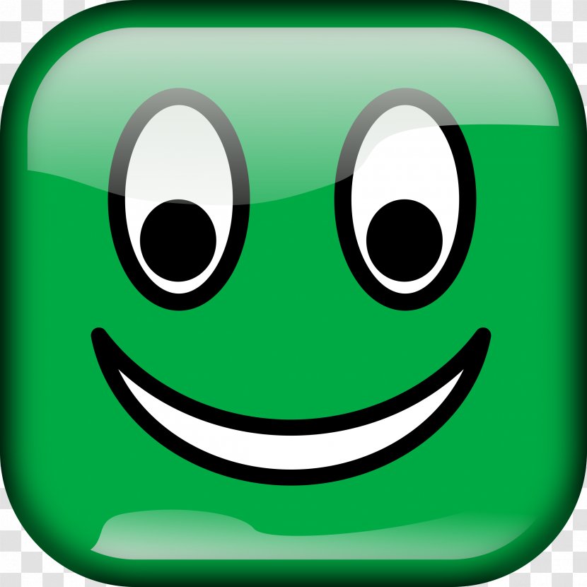 Smiley Square Emoticon Clip Art - Amphibian - Face Transparent PNG