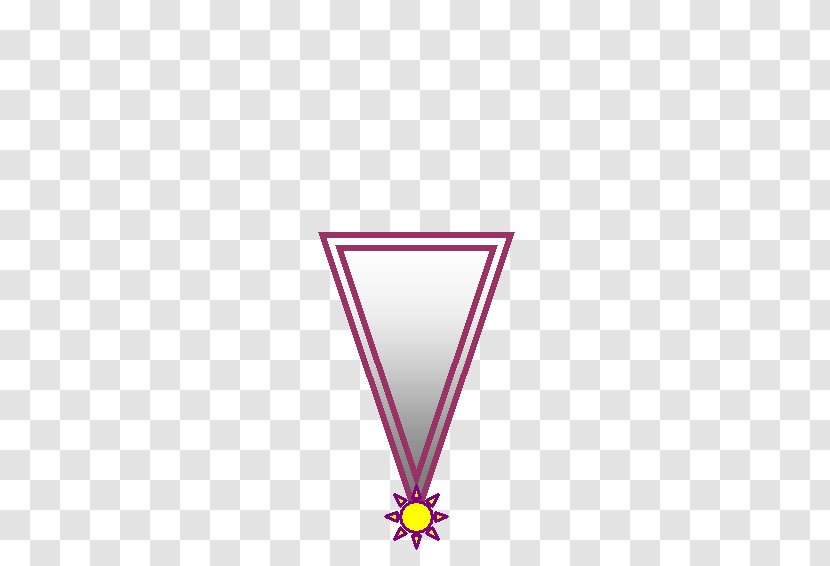 Line Triangle Pink M - Purple Transparent PNG