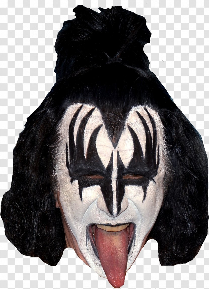 Kiss Rock And Roll Hall Of Fame Drawing Tongue - Heart Transparent PNG
