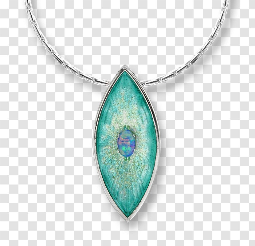 Turquoise Jewellery Necklace Charms & Pendants Silver - Triangle Transparent PNG