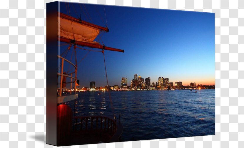 Boston Harbor Water Transportation Gallery Wrap Canvas Art - Vacation - Sail Transparent PNG