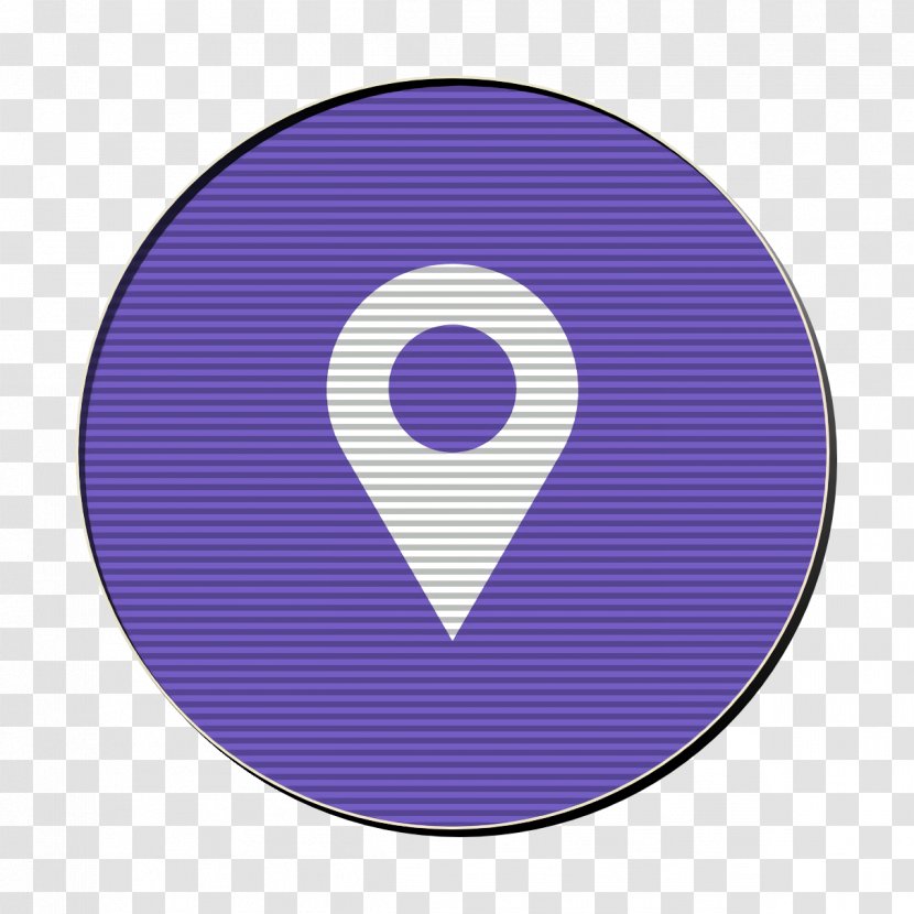 Gps Icon Locate Location Map - Symbol - Logo Magenta Transparent PNG
