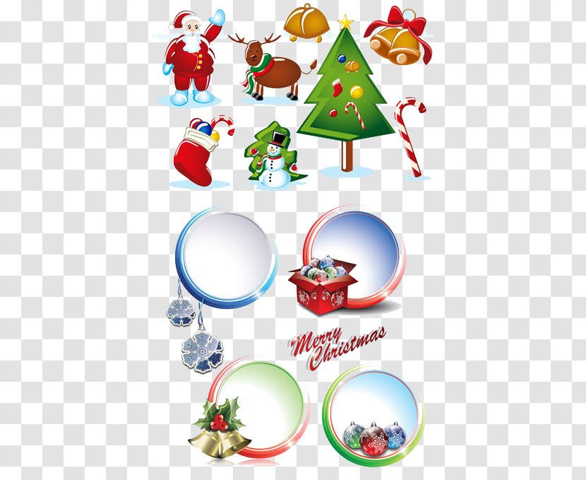 Santa Claus Reindeer Christmas Tree - Holiday - Creative Transparent PNG