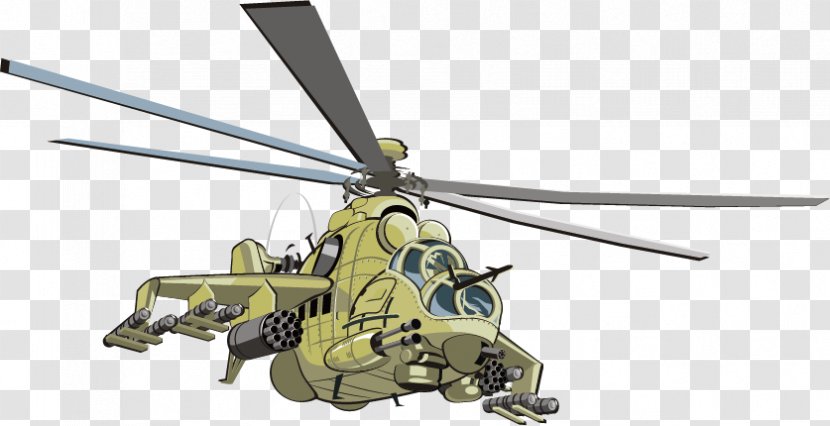 Attack Helicopter Boeing AH-64 Apache Clip Art - Military Helicopters Transparent PNG