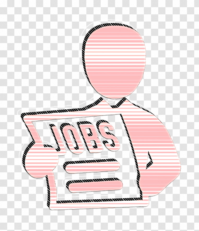 Business Icon Look For A Job In A Newspaper Icon Job Icon Transparent PNG