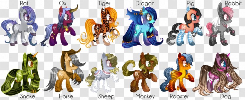 Pony Chinese Zodiac Astrological Sign Horse - Flower Transparent PNG