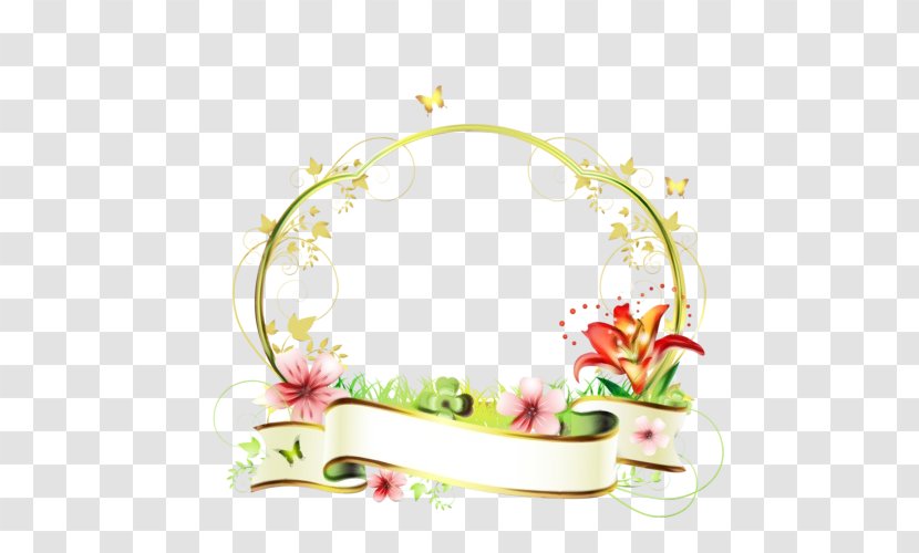 Background Design Frame - Borders And Frames - Wildflower Picture Transparent PNG
