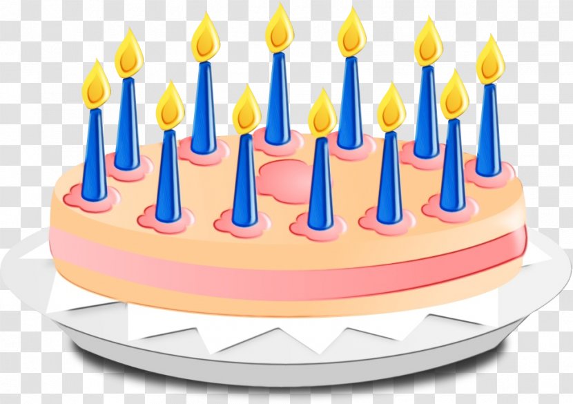 Birthday Candle - Cake - Torte Dessert Transparent PNG