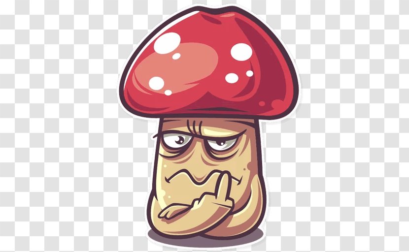 Sticker Telegram Amanita Emoji VKontakte - Hat Transparent PNG