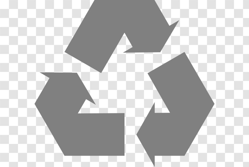 Paper Recycling Symbol Clip Art - Simple Recycle Icon Arrows Transparent PNG