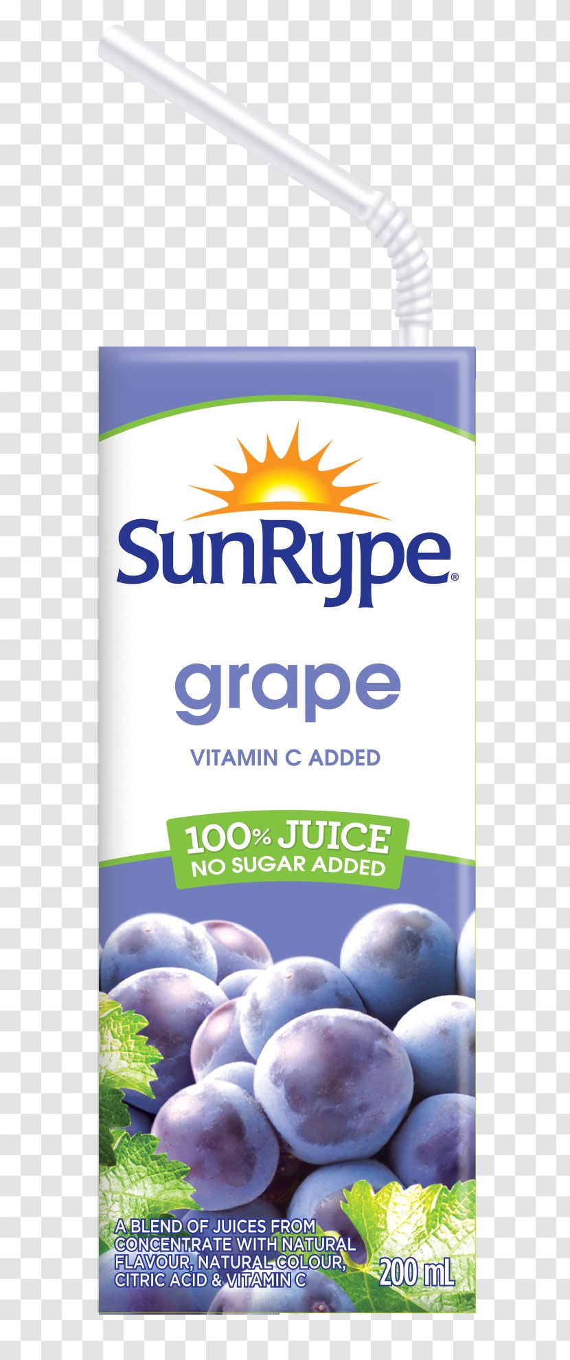 Grape Juice Sun-Rype Concord Transparent PNG