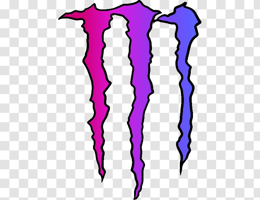 Monster Energy Drink Logo Blue Desktop Wallpaper - Red - Purple Transparent  PNG