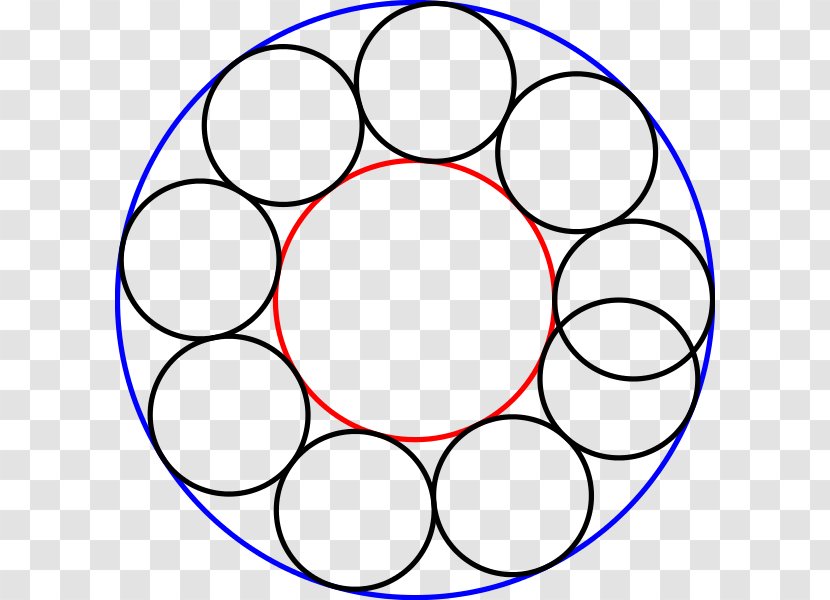 Steiner Chain Circle Mandala Supercuts Nailcraft Transparent PNG