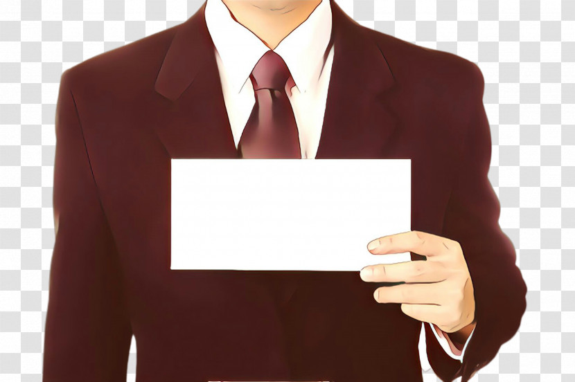 Suit Formal Wear Brown White-collar Worker Hand Transparent PNG