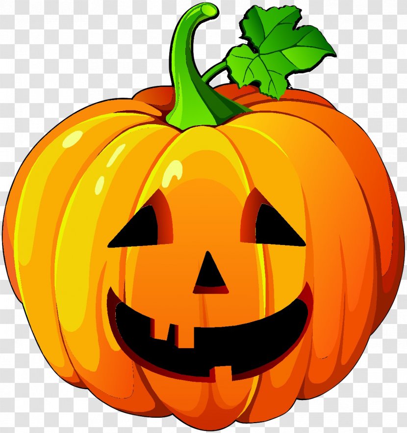 Jack-o'-lantern Pumpkin Halloween Vector Graphics Clip Art - Squash - Cartoon Comics Transparent PNG