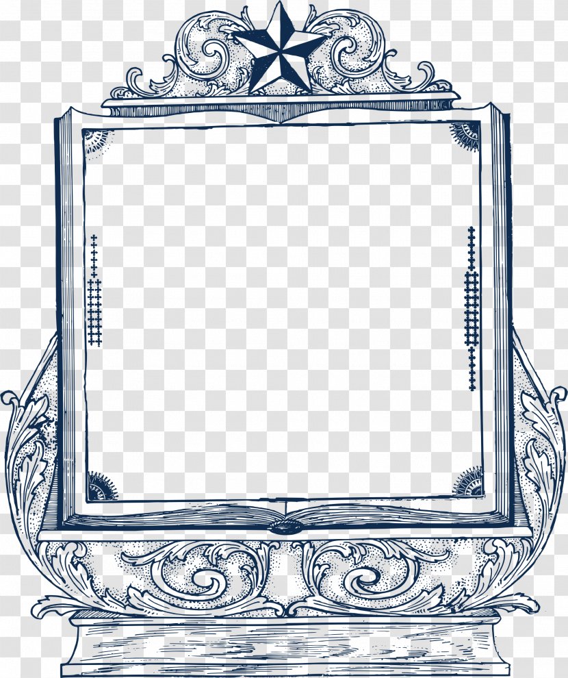 Picture Frames Borders And Clip Art - Frame - Book Transparent PNG