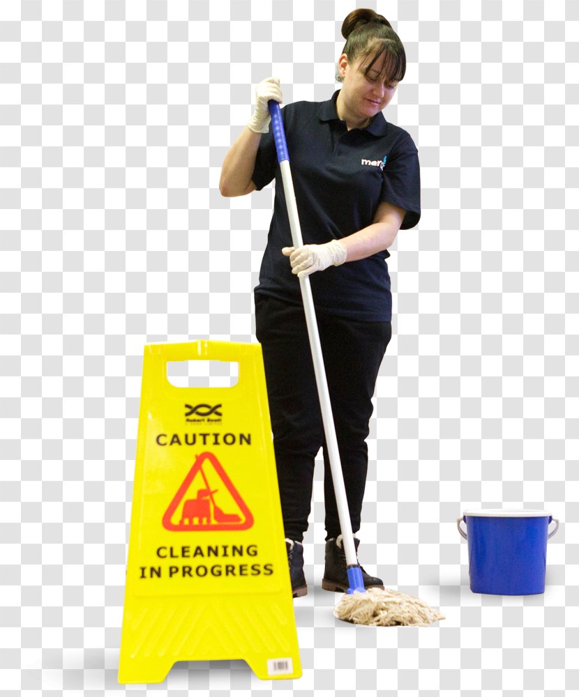 Mop Janitor Commercial Cleaning Cleaner Maid Service - Guarantee - Clean Transparent PNG