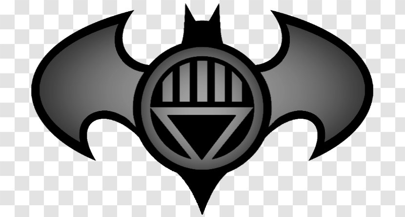 Batman Green Lantern Larfleeze Logo Blue Corps - Deviantart - Black And White Symbol Transparent PNG