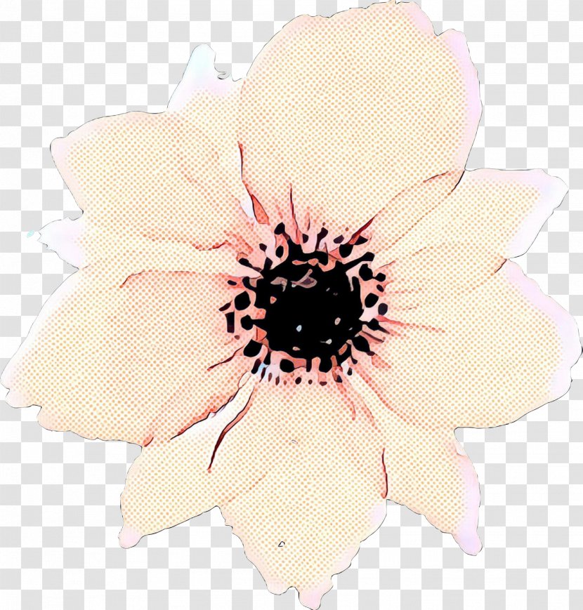 Pink Flower Cartoon - Wildflower Anemone Transparent PNG