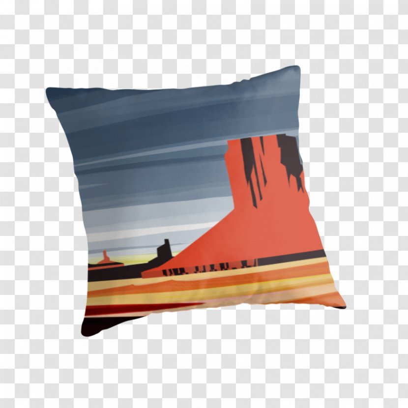 Throw Pillows Poster Landscape Desert - Printmaking Transparent PNG