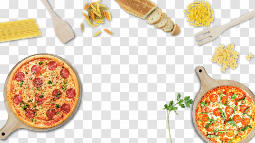 Pizza Fast Food European Cuisine - Dish - Delicious Poster Material Transparent PNG