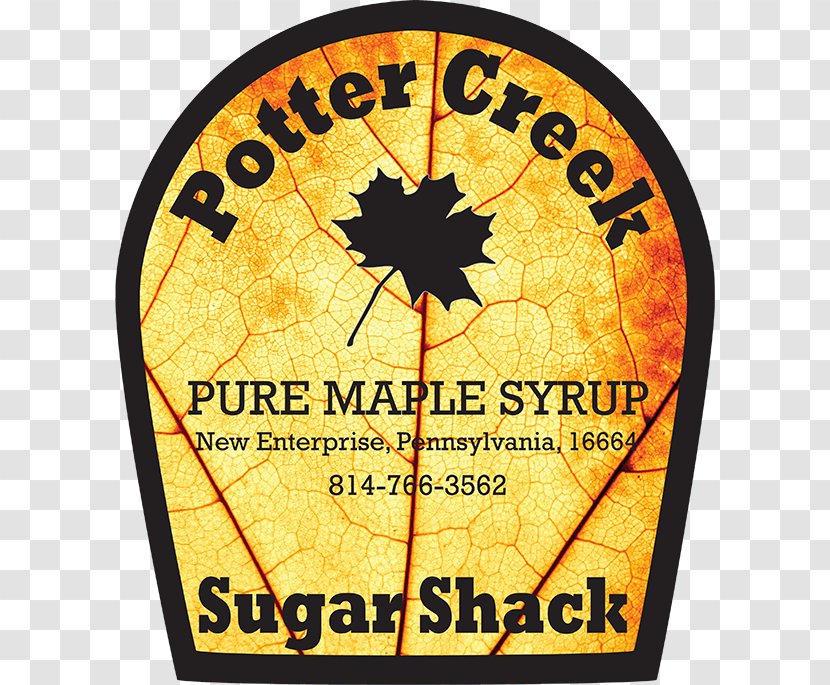 New Enterprise Maple Syrup Potter Creek Road Tree - Brand - Lamination Paper Transparent PNG