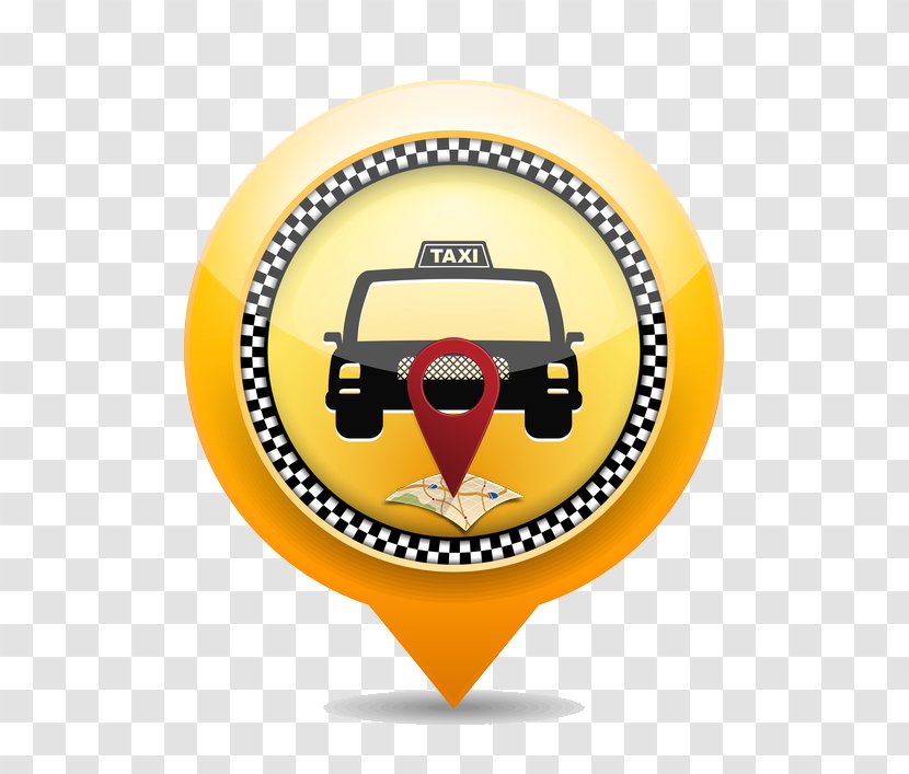 Taxi Vector Graphics Clip Art Illustration - Yellow Cab Transparent PNG