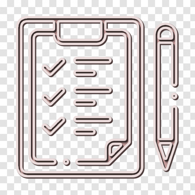 Checklist Icon Office Icon Transparent PNG