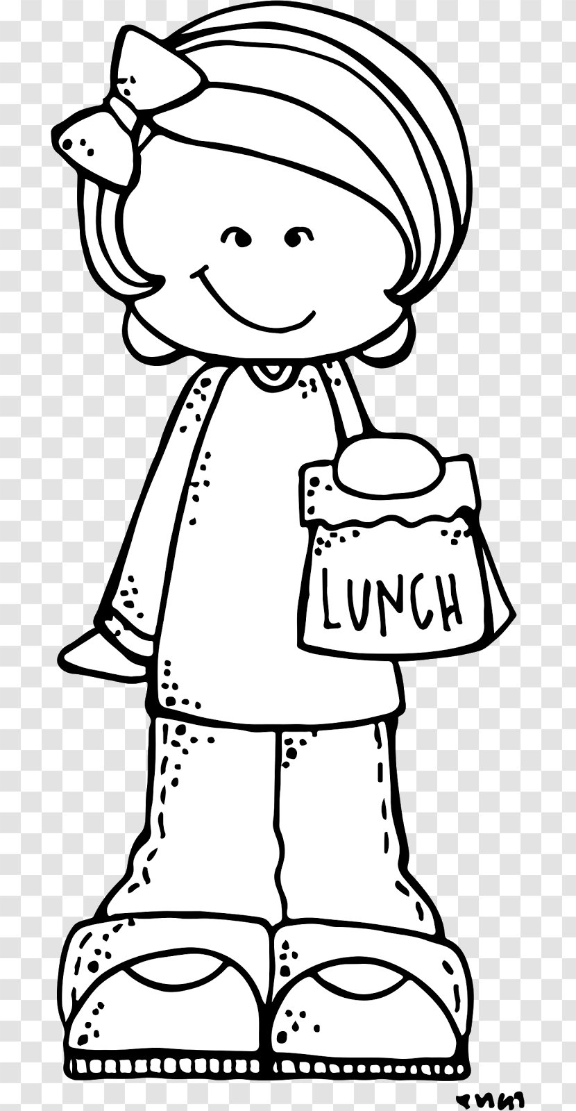 Coloring Book Child Black And White Clip Art - Tree Transparent PNG