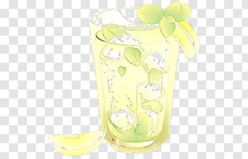 Lemon Juice - Glass - Vase Cocktail Garnish Transparent PNG