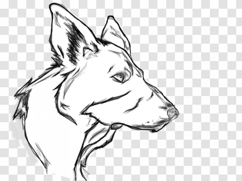 German Shepherd Snout Puppy Drawing Detection Dog - Bridle Transparent PNG