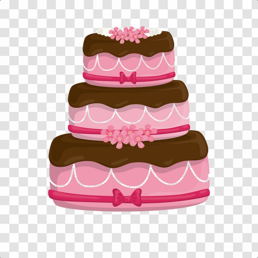 Torte Birthday Cake Bakery Dessert - Icing - Three Bows Chocolate Transparent PNG