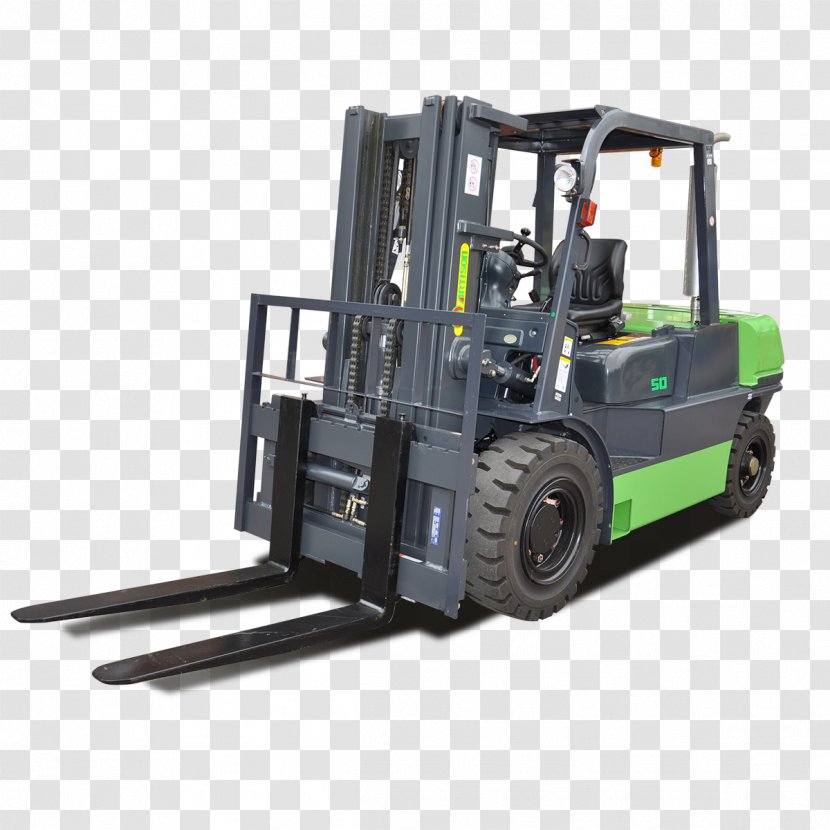 Forklift Machine Material Handling Crane Material-handling Equipment - Fork Transparent PNG