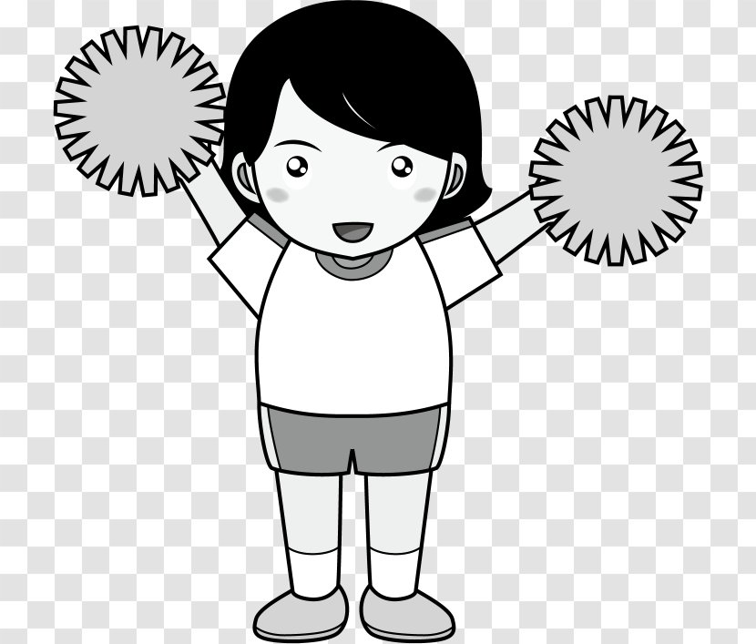 Sports Day Pom-pom School Clip Art - Silhouette - Fest Transparent PNG