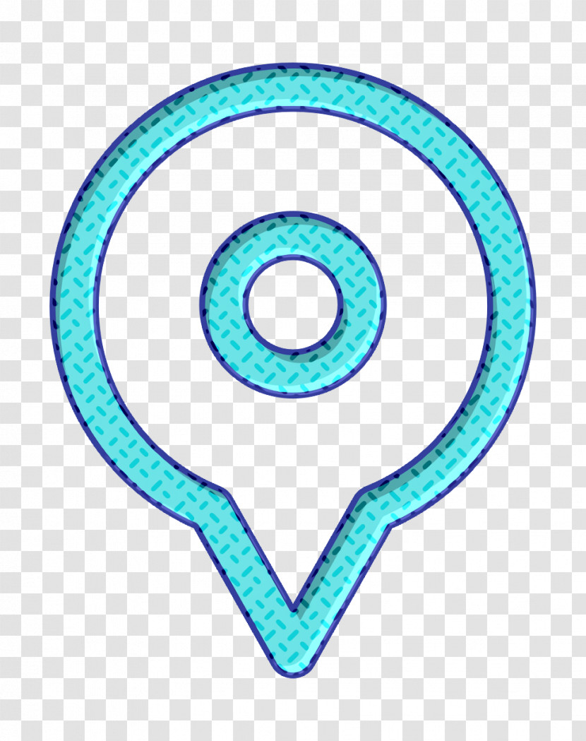 General UI Icon Pin Icon Location Pointer Icon Transparent PNG