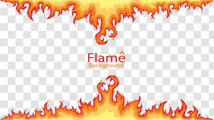 Flame Combustion Fire Euclidean Vector - And - Burning Borders Transparent PNG