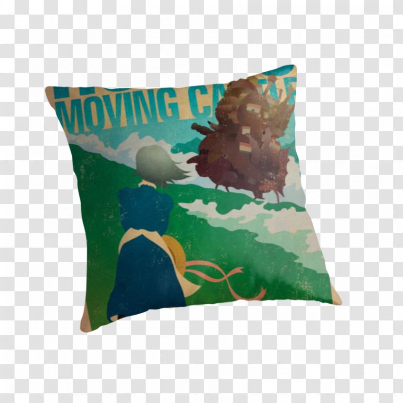 Throw Pillows Cushion Gallery Wrap Canvas - Pillow - Howl's Moving Castle Transparent PNG